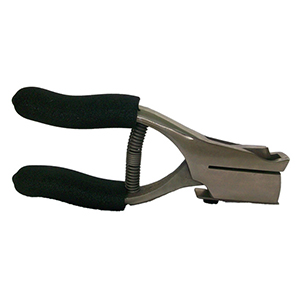 Long-Handled Slot Punch with Foam Grips and Guide