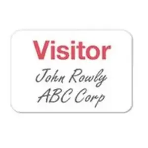 TEMPbadge 05803 - Adhesive Non-Expiring Handwritten Badge (qty. 1000)