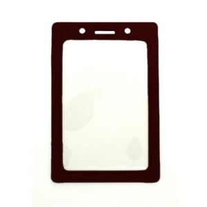 Vertical Badge Holder with Colour Frame, Data/Credit Card Size (pack of 100)