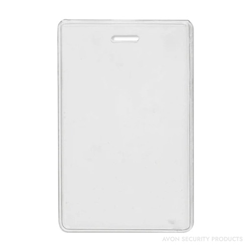 Vertical Heavy Duty Vinyl Prox Card Holders - Credit Card Size (Pack of 100)