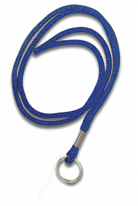 Blue Non Breakaway Lanyard with Key Ring - Pack of 100 - Avon