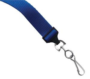 5/8in Ribbed Lanyard with Swivel Hooks (Pack of 100) - Orange