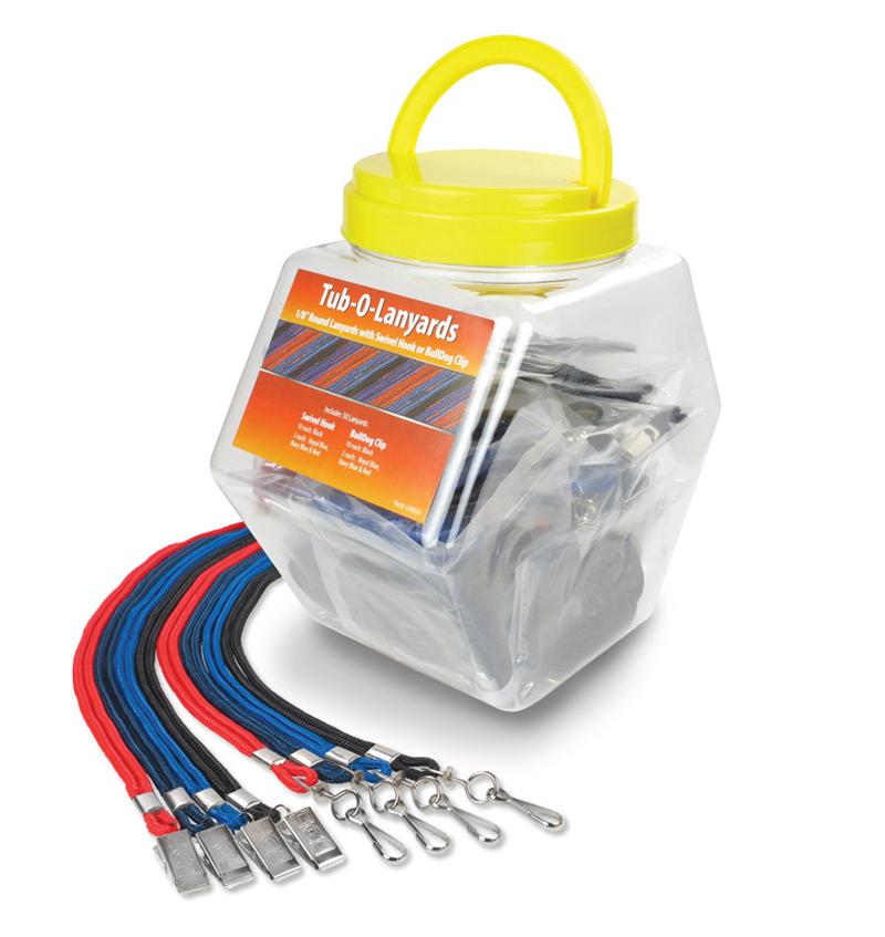 Tub-O-Lanyards (50 Lanyards) - Avon Security Products