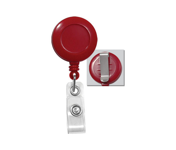 Secure ASP Red Economy ID Badge Reel (Pack of 100)