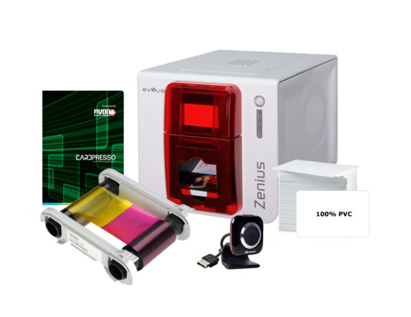 Evolis Zenius Expert ID Card System - Single Sided - USB & Ethernet