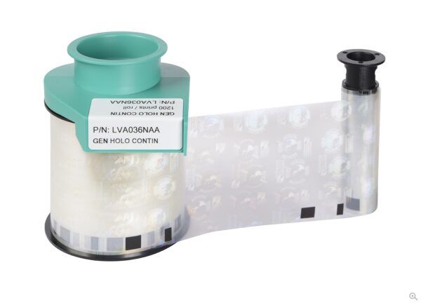 Evolis LVA036NAA Generic Holographic "Continuous" Laminate - 1200 Prints