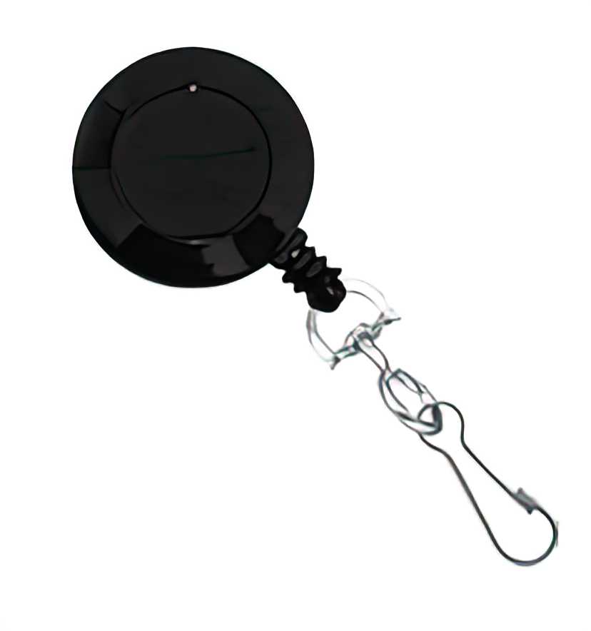 Secure ASP Black 30in Economy Badge Reel with Swivel Hook (Pack of 100)