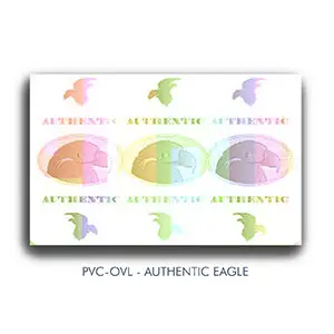 EAGLE - 3.5 Mil Pressure Sensitive Holographic Overlays-CR79 (Pack of 500)