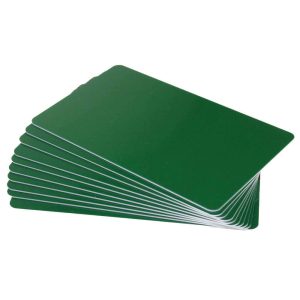 CR80 30 Mil PVC Cards, Dark Green Metallic (pack of 200)