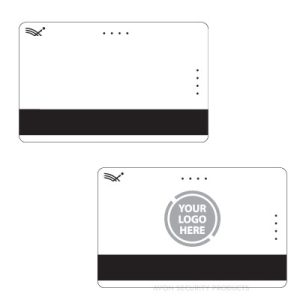 PSM-2S ISO-Thin Printable Proximity Card with Magnetic Stripe and custom logo (Pack of 100)