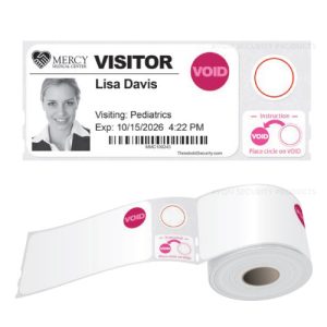 4" TANDEM-Expiring Direct Thermal Badges on a Roll (Qty. 1000)