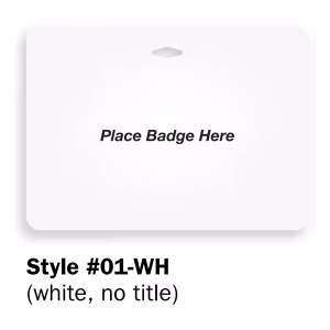 VRBT-50-01-WH White Visitor Tag