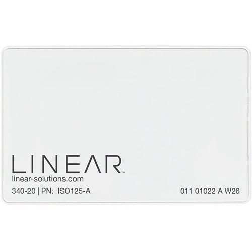Linear ISO125-H 125 kHz Printable ISO Card for HID Prox Readers (Pack of 100)