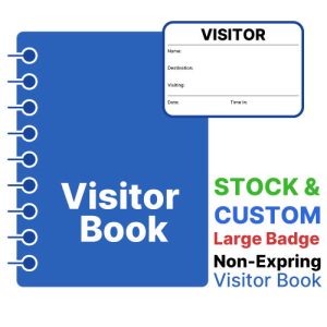 Stock & Custom Large Non-Expiring Visitor Book
